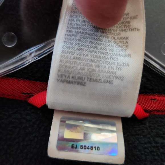 The North Face Men's TKA Stealth Full Zip Fleece Jacket Zip Pockets Black Sz LG - Picture 12 of 12